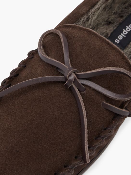 hush puppies cerrado en la parte posterior zapatilla marrón deichmann