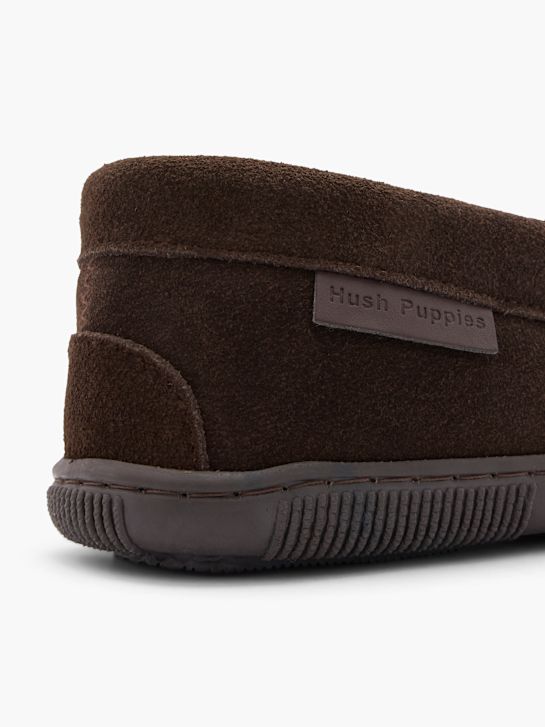 hush puppies cerrado en la parte posterior zapatilla marrón deichmann
