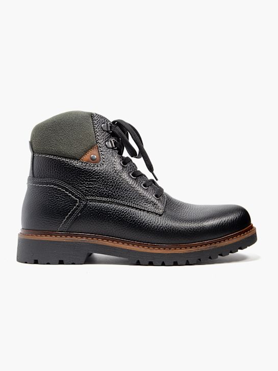 soy de zapato de cordones de arranque negro deichmann