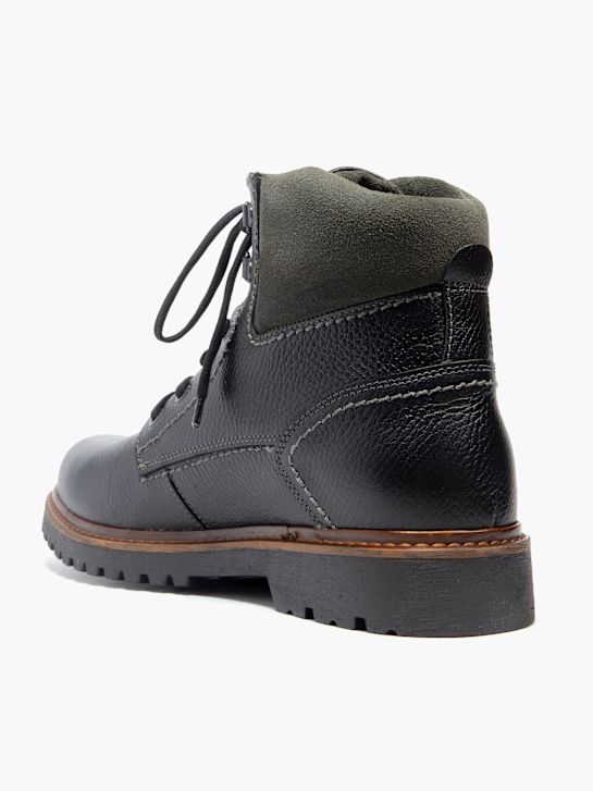 soy de zapato de cordones de arranque negro deichmann
