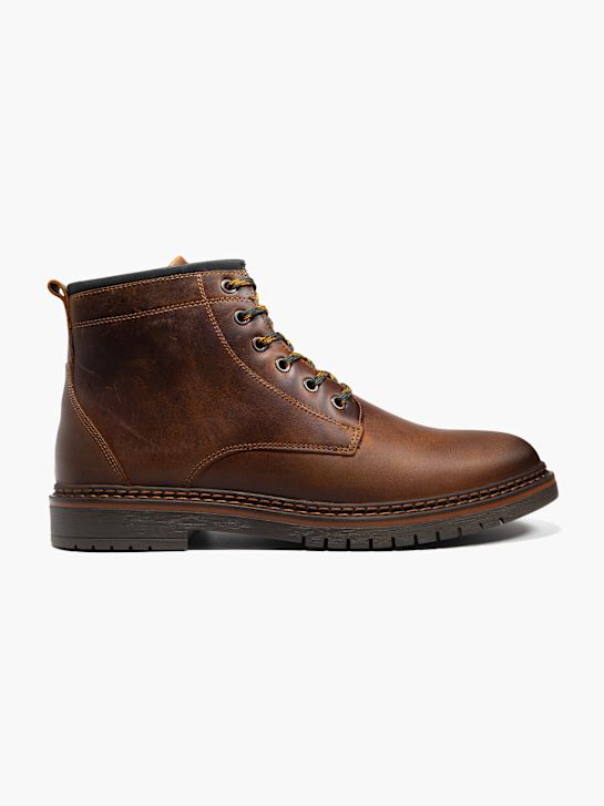 soy de zapato de cordones de arranque marrón deichmann