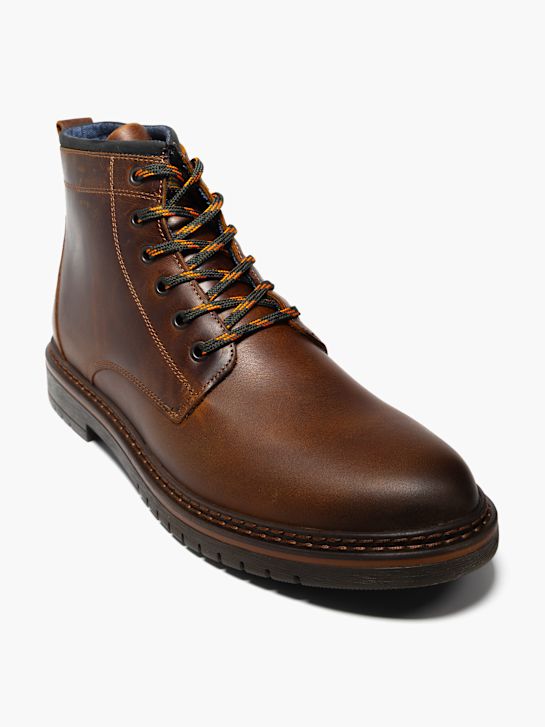 soy de zapato de cordones de arranque marrón deichmann