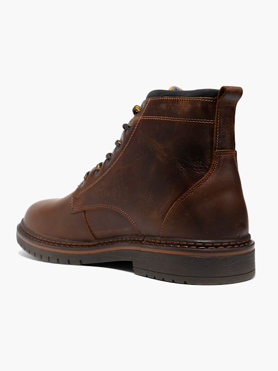 soy de zapato de cordones de arranque marrón deichmann