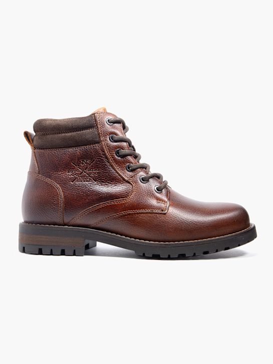 soy de zapato de cordones de arranque marrón deichmann