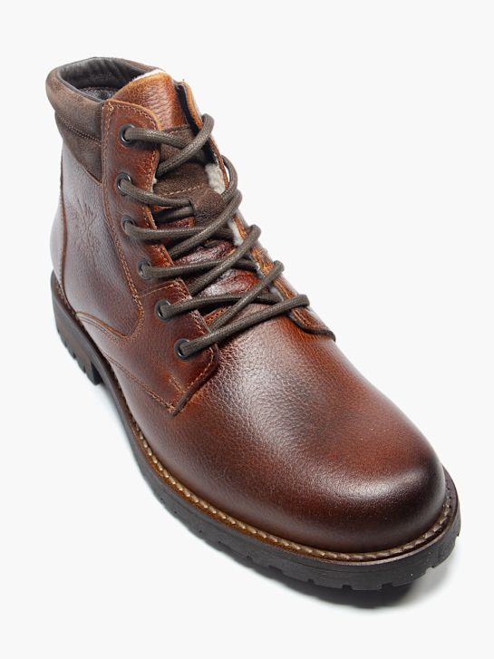 soy de zapato de cordones de arranque marrón deichmann