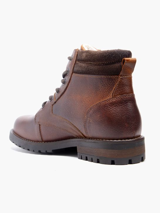 soy de zapato de cordones de arranque marrón deichmann