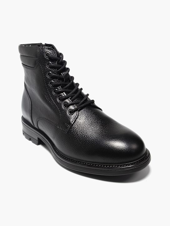 soy de zapato de cordones de arranque negro deichmann