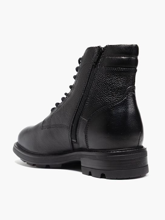 soy de zapato de cordones de arranque negro deichmann