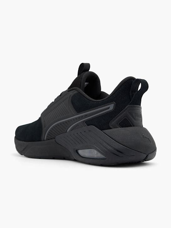puma x-cell nova fs gamuza slip-on entrenador negro deichmann