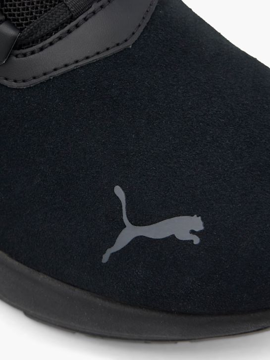 puma x-cell nova fs gamuza slip-on entrenador negro deichmann