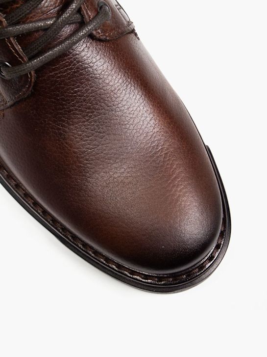 soy de zapato de cordones de arranque marrón deichmann