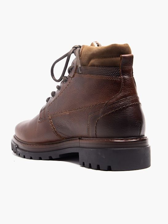 soy de zapato de cordones de arranque marrón deichmann