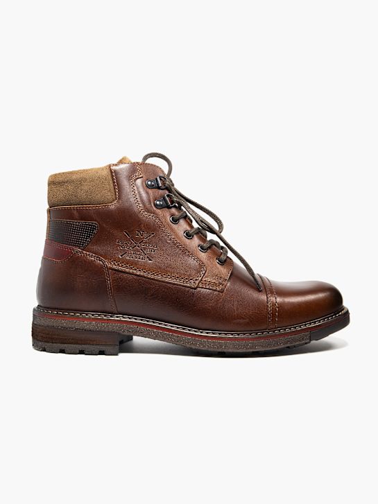 soy de zapato de cordones de arranque de cognac deichmann