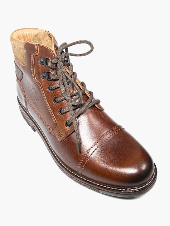 soy de zapato de cordones de arranque de cognac deichmann