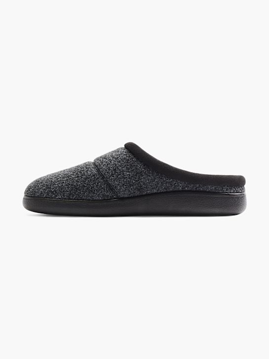casa mia casa zapatillas negro deichmann