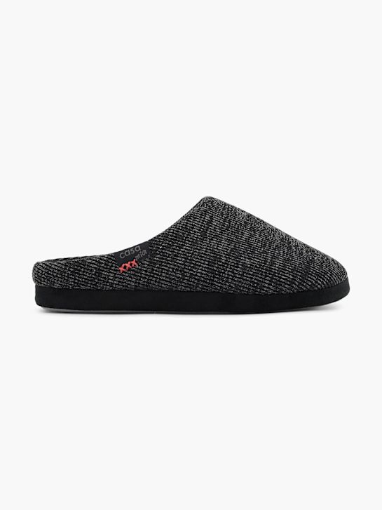 casa mia casa zapatillas negro deichmann