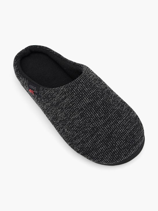 casa mia casa zapatillas negro deichmann