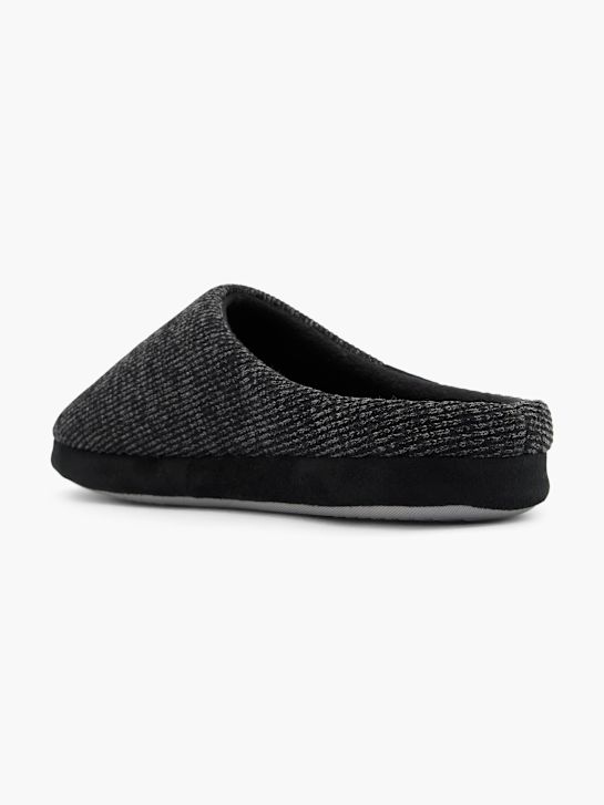 casa mia casa zapatillas negro deichmann