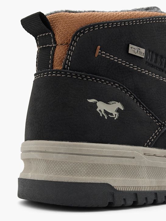 mustang cordones de arranque negro deichmann