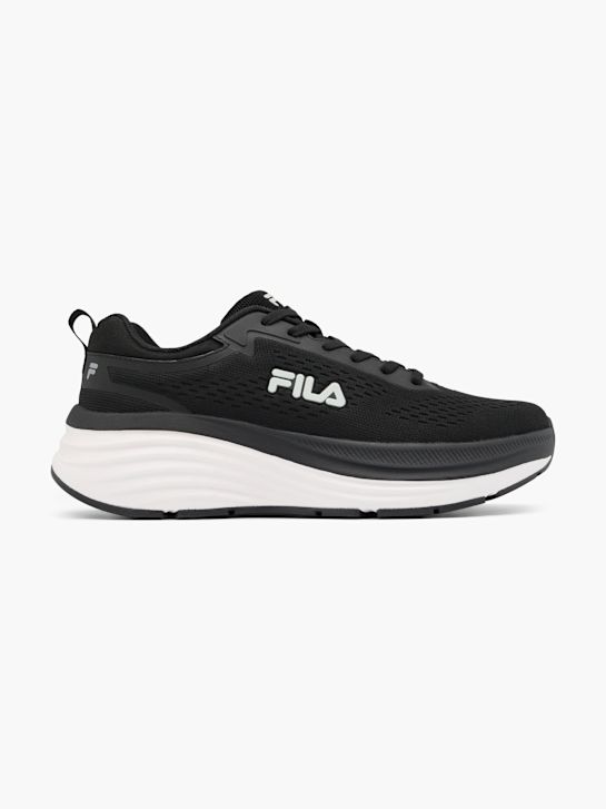 la fila de zapatillas negro deichmann