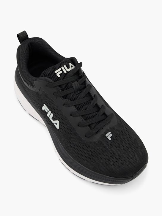 la fila de zapatillas negro deichmann