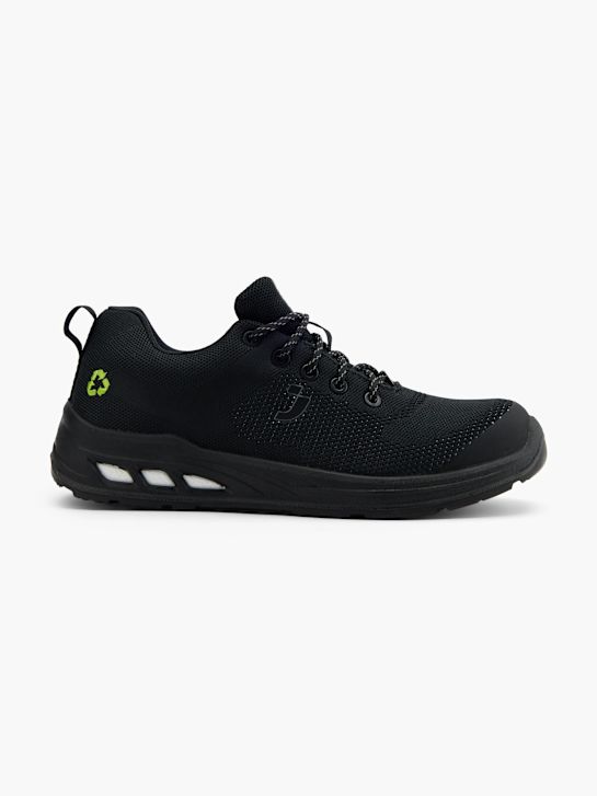 la seguridad de carrito de seguridad zapato negro deichmann