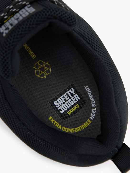 la seguridad de carrito de seguridad zapato negro deichmann