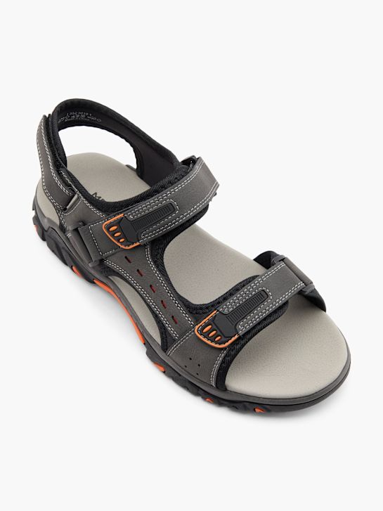 memphis uno de sandalias gris deichmann