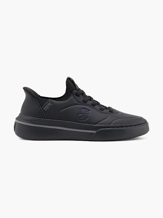 skechers snoop un rápido ajuste entrenador negro deichmann
