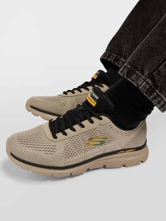skechers quemaduras 2.0 entrenador taupe deichmann