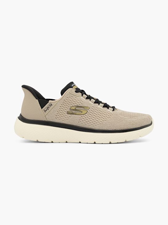 skechers flection swift fit trainer beige deichmann