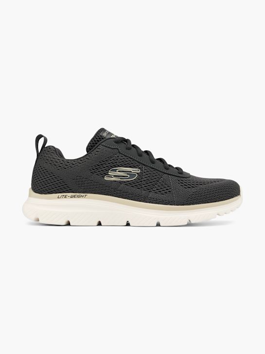 skechers quemaduras 2.0 entrenador negro deichmann