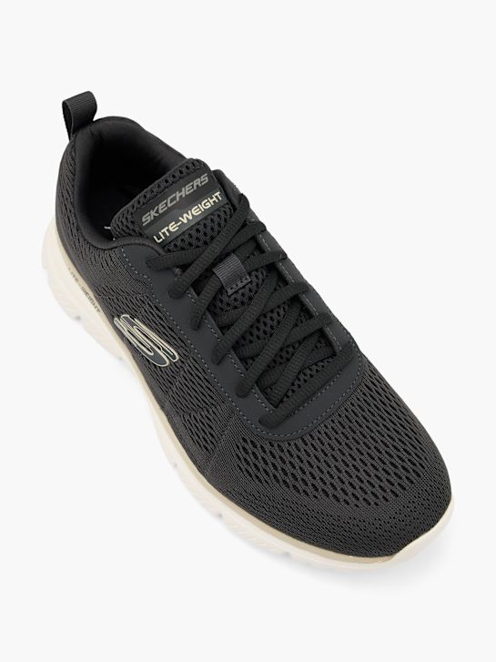 skechers quemaduras 2.0 entrenador negro deichmann