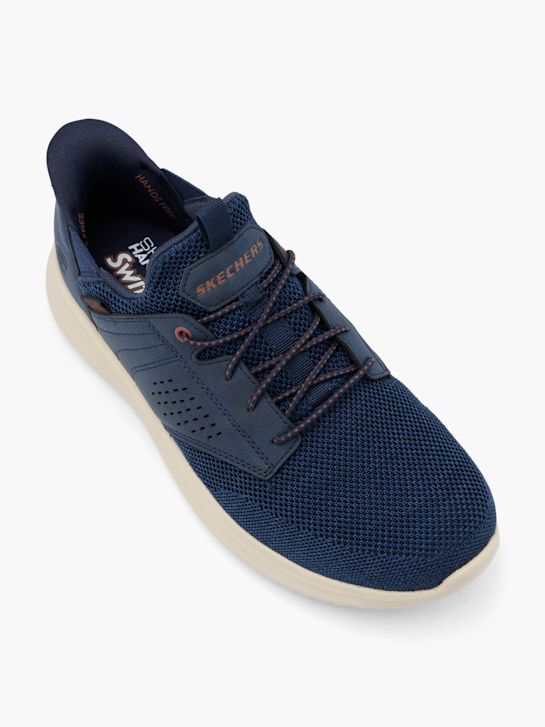 skechers dawson slip-on entrenador azul deichmann