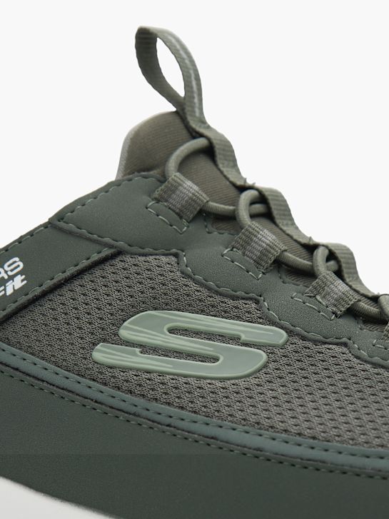 skechers bounder swift ajuste slip-on entrenador de oliva deichmann