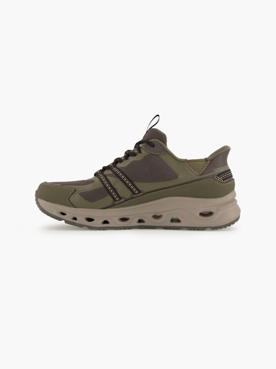 skechers swift ajuste slip-on entrenador de oliva deichmann