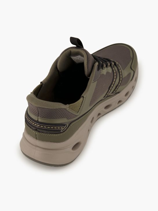 skechers swift ajuste slip-on entrenador de oliva deichmann