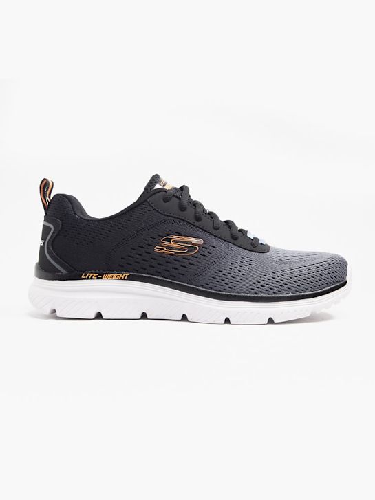 skechers quemaduras 2.0 entrenador negro deichmann