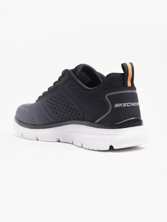 skechers quemaduras 2.0 entrenador negro deichmann
