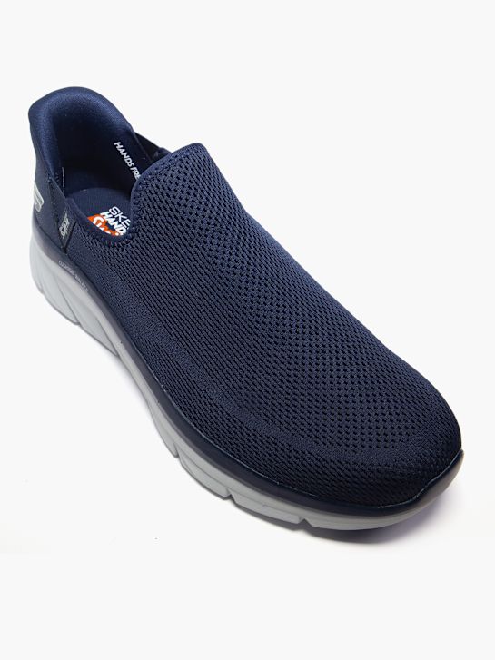 skechers cojÍn walker swift ajuste slip-on entrenador azul deichmann