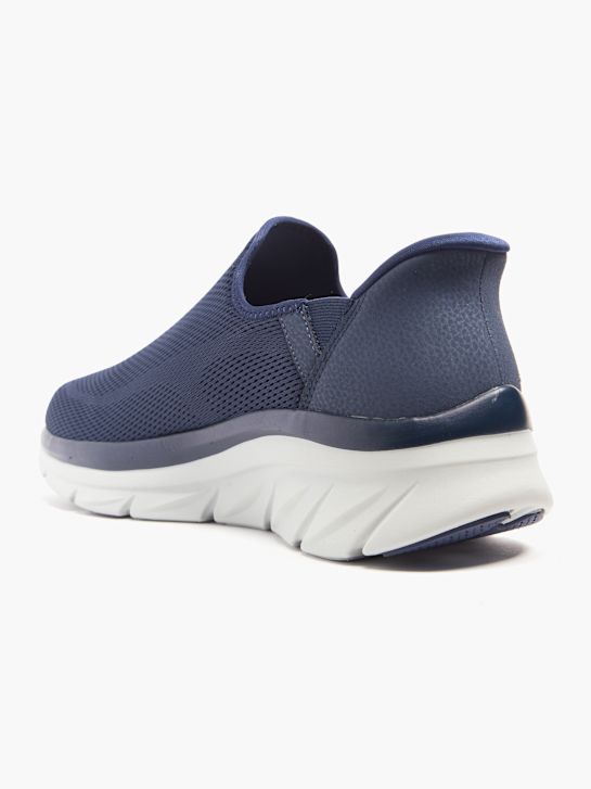skechers cojÍn walker swift ajuste slip-on entrenador azul deichmann