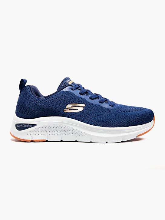skechers arco de confort 2.0 entrenador azul deichmann