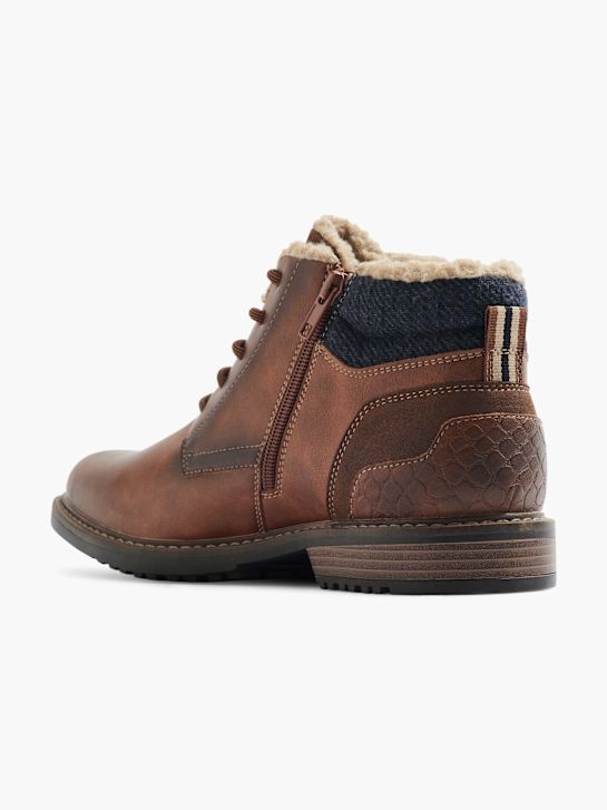 estoy de zapatos con cordones tobillo de arranque marrón deichmann