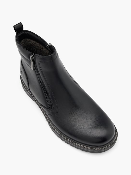 soy de zapato clásico de arranque de tobillo negro deichmann