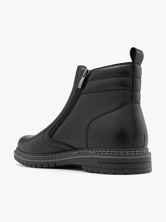 soy de zapato clásico de arranque de tobillo negro deichmann
