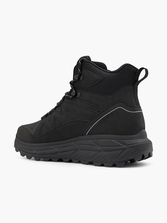 la fila de cordones de arranque negro deichmann