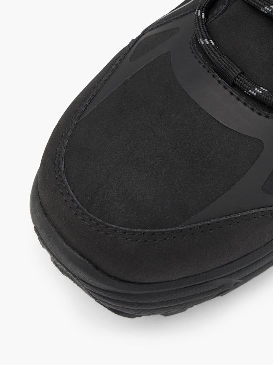 la fila de cordones de arranque negro deichmann