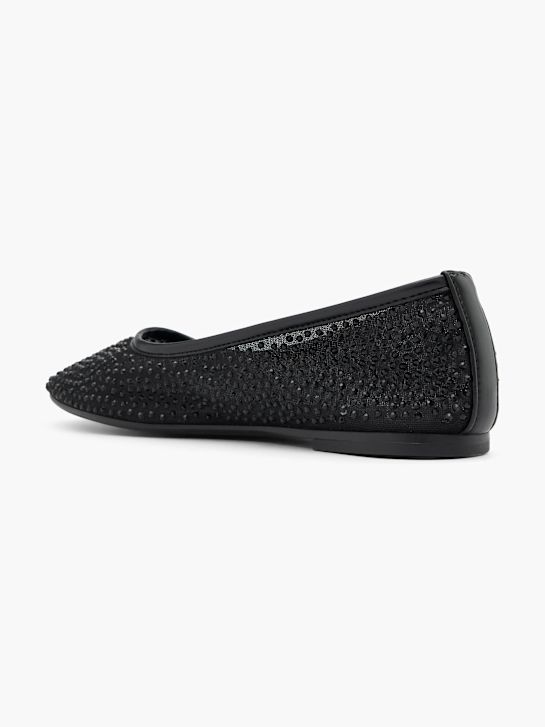 graceland de ballet negro mate deichmann