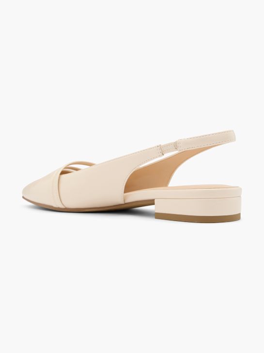 graceland slingback ballet plana beige deichmann