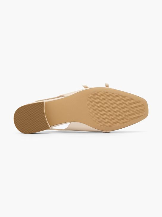 graceland slingback ballet plana beige deichmann